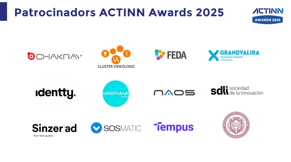Patrocinadors ACTINN Awards 2025