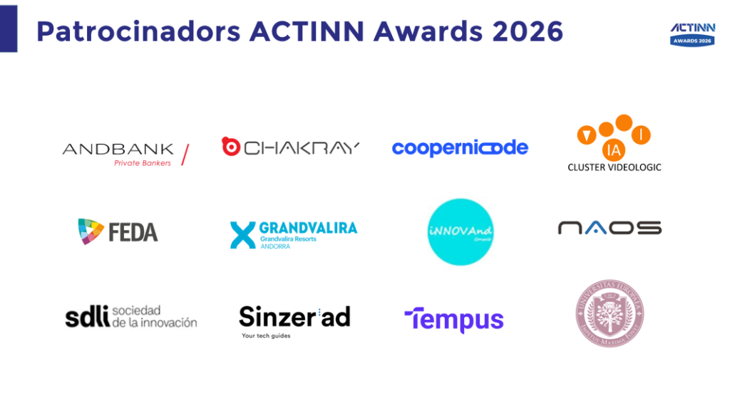 Patrocinadors Actinn Awards 2026